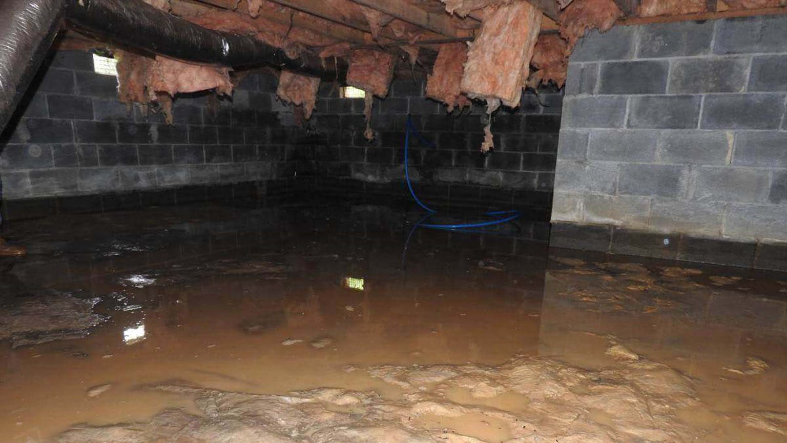 Water in Crawl Space